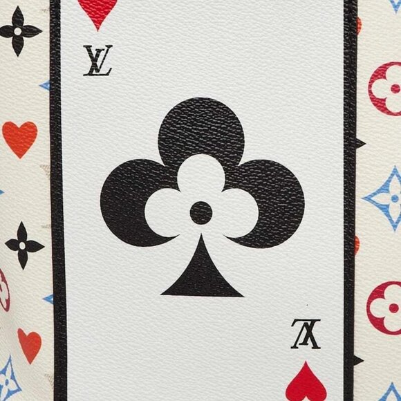 Louis Vuitton White Multicolor Monogram Canvas Game On Neverfull MM Bag - Picture 8 of 10